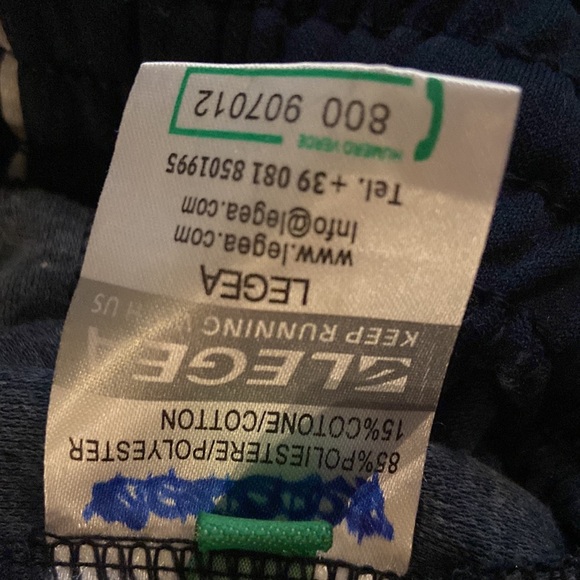 Legea Italian brand boy’s track/soccer pants. NWOT. - Picture 3 of 3